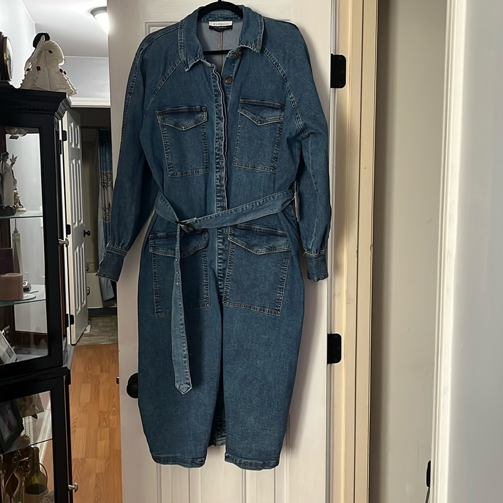 Heavy denim dress